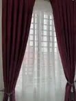 Adam Home Wine Wider Curtains (220 x 265 cm) - 2