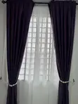 Adam Home Dark Grey Curtains (10ft) - 2