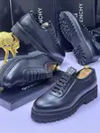 Givenchy Black Leather Lace-Up Shoes - 3