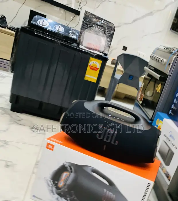 JBL Boombox 4 Black Portable Bluetooth Speaker - 1
