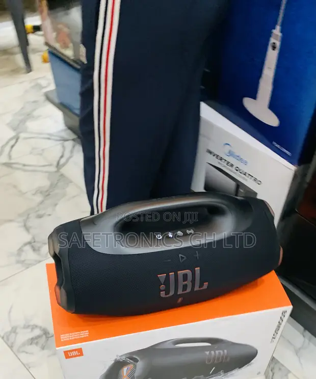 JBL Boombox 4 Portable Bluetooth Speaker - Black - 1