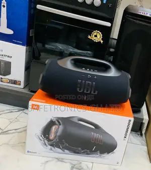 JBL Boombox 4 Portable Bluetooth Speaker - Black