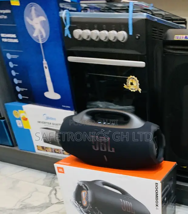 JBL Boombox 4 Portable Bluetooth Speaker - Black - 1