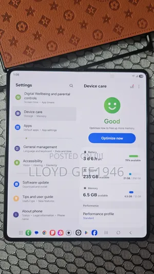 Samsung Galaxy Z Fold4 256GB Black