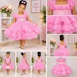 Young Girls Applique Elegant Dresses (6 Months - 7 Years) - 1