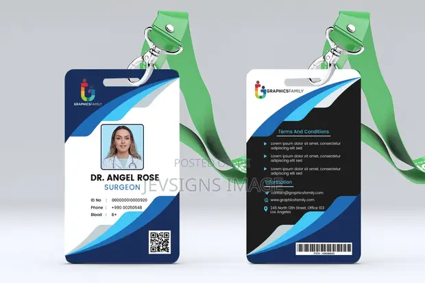 ID Card and Lanyard Printing Services - 1