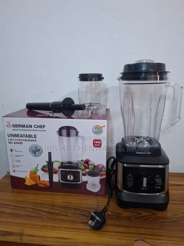 German Chef 3L Blender with Grinder - 1