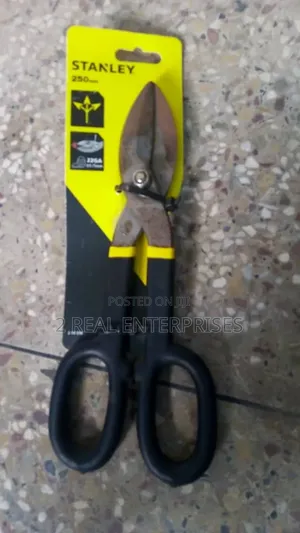 Stanley 250mm Straight Pattern Tin Snips Cutters (Model 2-14-556)