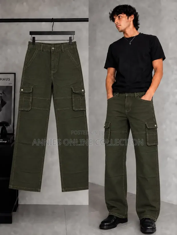 Men's Ace Couture Cargo Trousers - 1