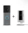 Ring Battery Video Doorbell Camera + Indoor Camera HD - 1