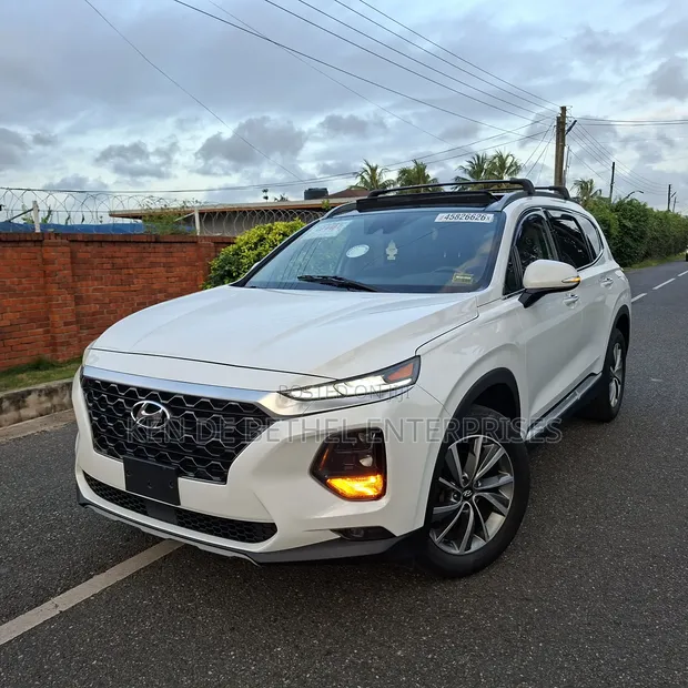 Hyundai Santa Fe 2019 White - 1