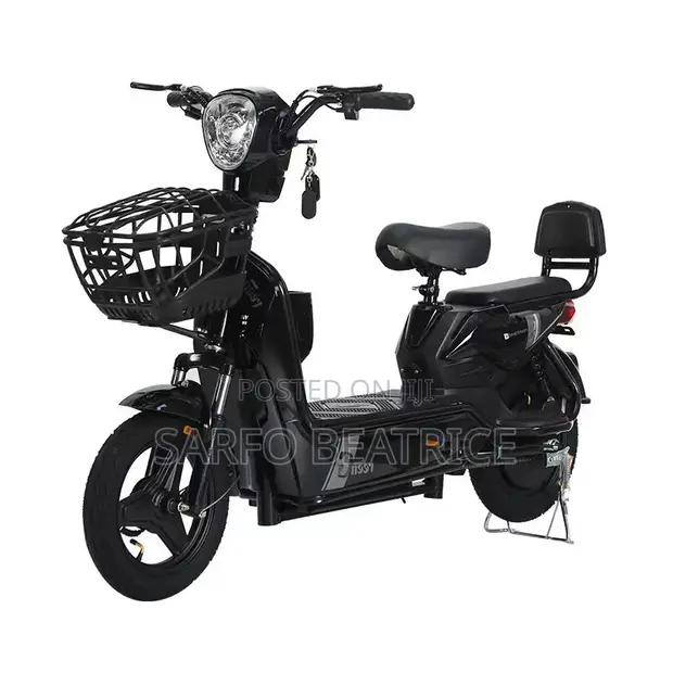 New 2025 Black Electric Scooter Bike - 1