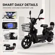 New 2025 Black Electric Scooter Bike - 3