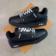Louis Vuitton Trainer Sneakers - All Black - 2