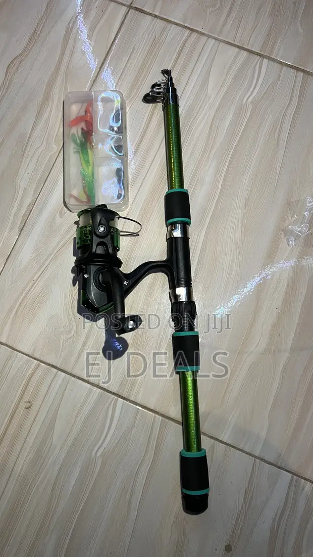Brand New Telescopic Fishing Rod Set - 1