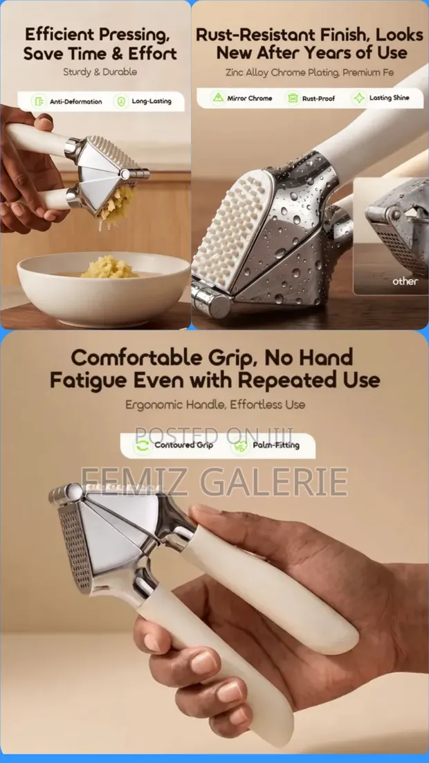Oraimo CrushPress Garlic Press - 1