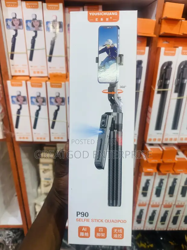 Yousichuang P90 Selfie Stick Quadpod - 1