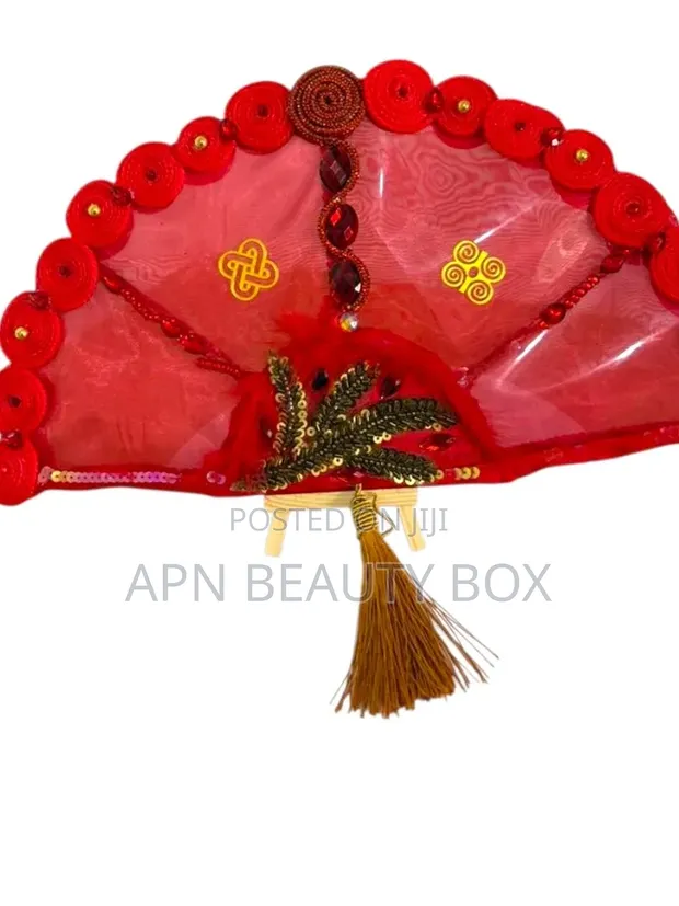 Custom Bridal Fan - 1