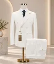 Luxurious Double Breasted Men's Suit - 4