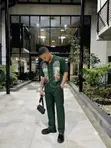 Men's Casual Two-Piece Printed Top and Trouser Set - 2