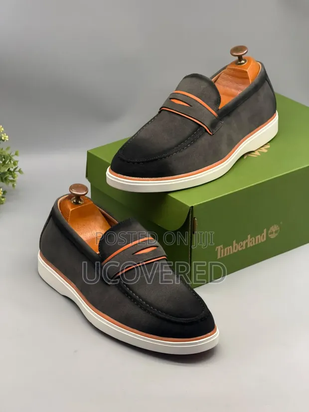Timberland Suede Penny Loafers - 1