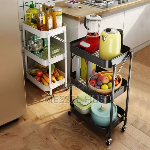 3-Tier Foldable Trolley - 1