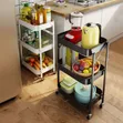 3-Tier Foldable Trolley - 1
