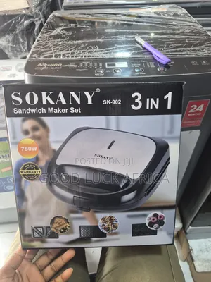Sokany 3-in-1 Sandwich Maker