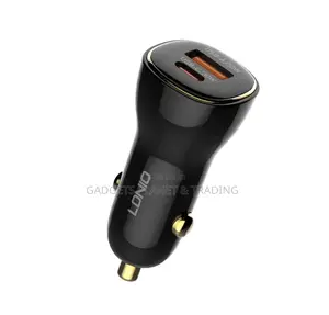 LDNIO C103 60W PD QC Car Charger + Cable