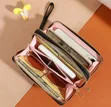 Ladies Purse with Card Wallet - Black - 1