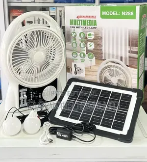 Myfan Multimedia Fan with LED Lamp