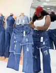 Dr. Denim Cargo Stylish Wide Leg Jeans - 5