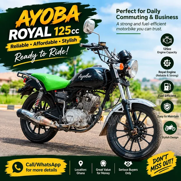 Ayoba Royal 125cc Motorcycle 2020 - 1