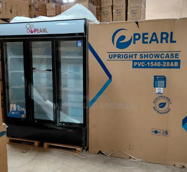 Pearl 1000L Triple Door Display Showcase Fridge - 1
