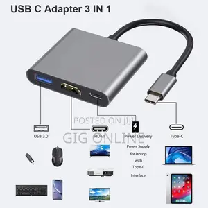 3-in-1 HDMI Adapter for Laptops