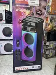 WGAOYANG Rechargeable Bluetooth Speaker with 2 Wireless Microphones - 1