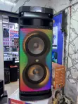 WGAOYANG Rechargeable Bluetooth Speaker with 2 Wireless Microphones - 3