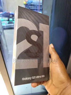 New Samsung Galaxy S21 Ultra 5G 128GB Black