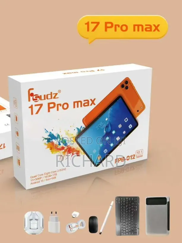 New 1TB Tablet with Accessories - 1
