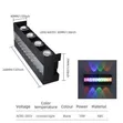 Romantic Transparent LED Wall Lamp - Multi-Color - 2