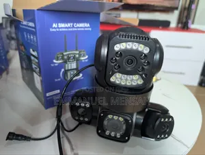 4G 3-Lens Smart AI CCTV Camera