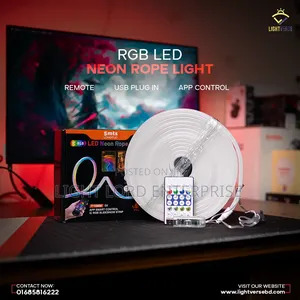 5m Smart App Control Multi-Color LED Neon Rope Light