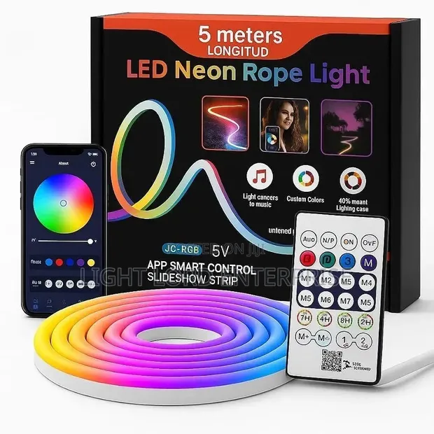 5V Versatile RGB LED Neon Rope Light - 1