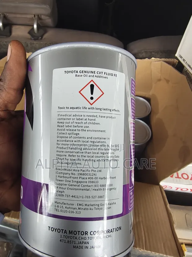 Original CVT FE Transmission Oil for Toyota Corolla & Yaris - 1