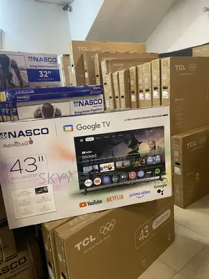 Nasco 43" Smart Satellite TV - Brand New