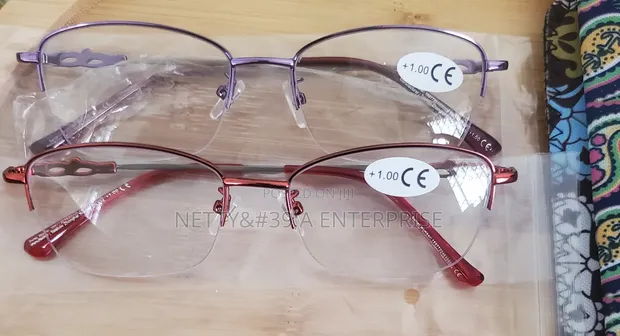 Ladies Semi Rimless Reading Glasses +1.0 - 1