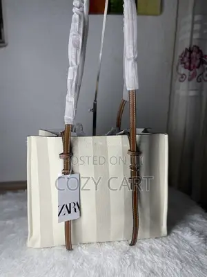 Traveling Leather Tote Bag - Extra Large