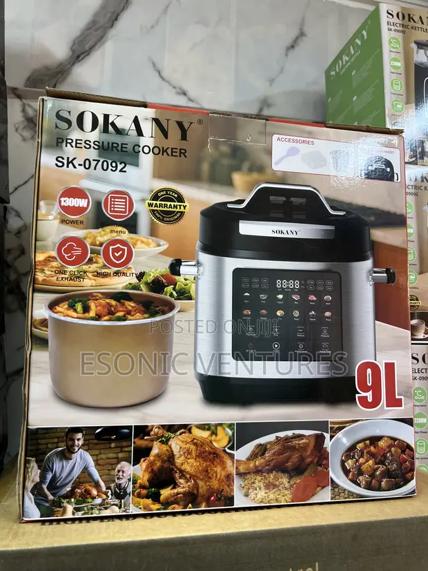 SOKANY Digital Multifunction Rice Cooker 9L - 1
