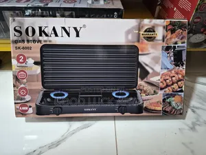 Brand New Sokany Gas Stove with Cover