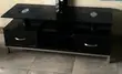 Used Glass TV Stand with Drawers - 2